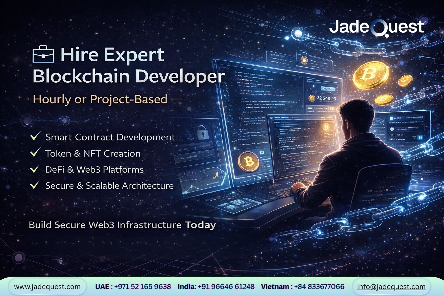 Hire Expert Blockchain Developers to Build Secure Web3 Infrastructure
